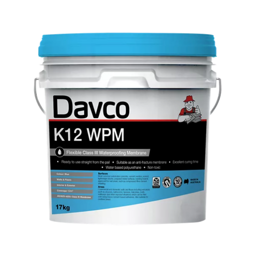 Sika Waterproofing Membrane Davco K12 WPM 17KG for Interior and Exterior applications