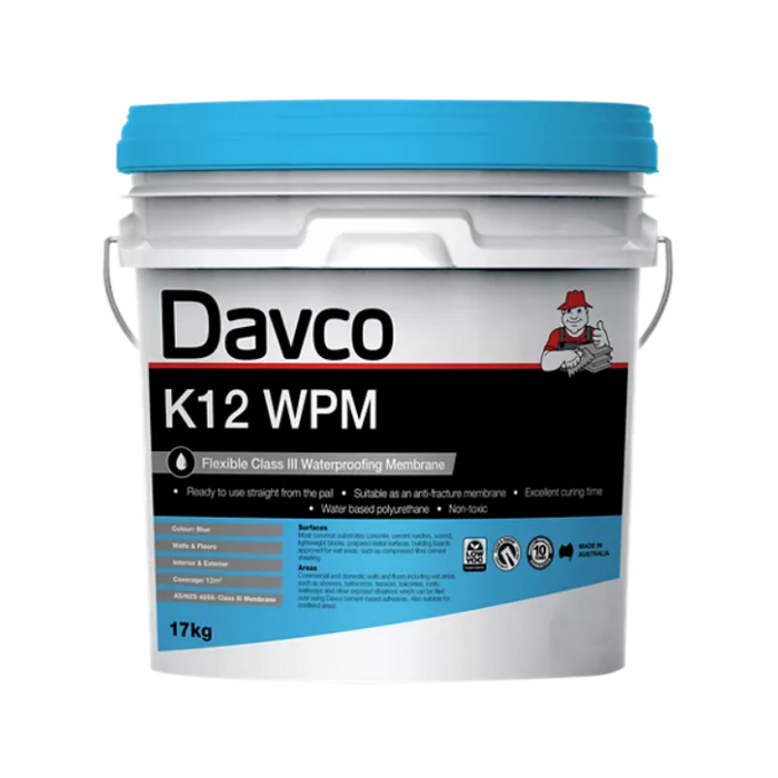 Sika Waterproofing Membrane Davco K12 WPM 17KG for Interior and Exterior applications