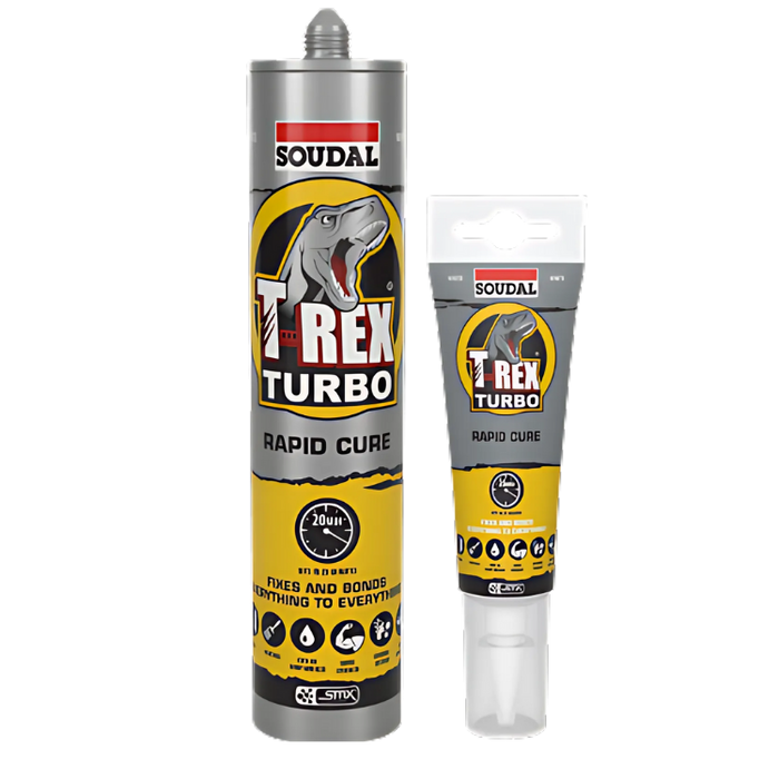 Soudal T-Rex Power Turbo Adhesive Sealant White