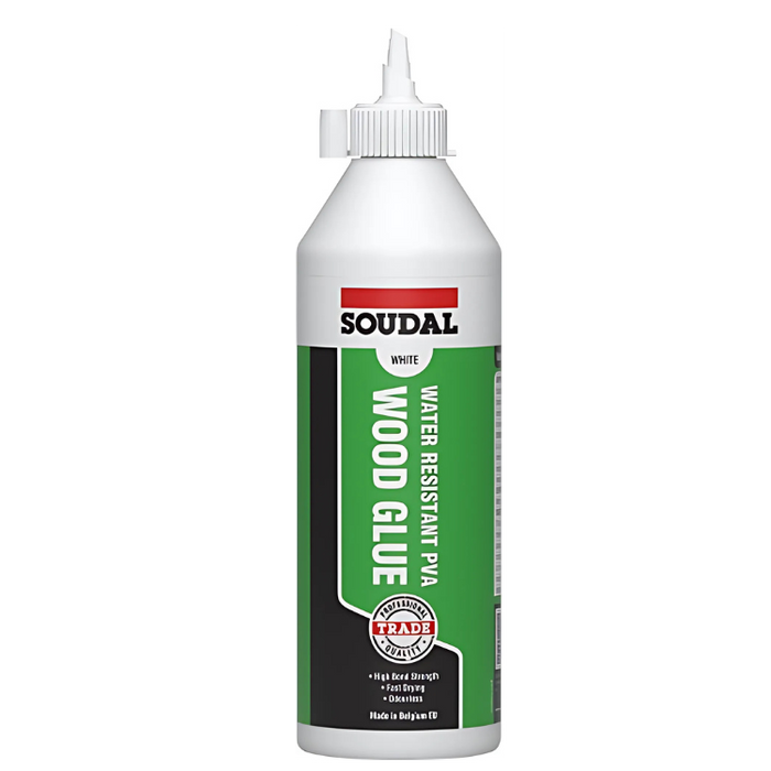 Soudal Water Resistant PVA Wood Glue White Colour