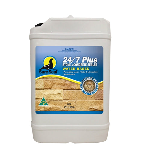 Sure Seal 24/7 Plus Stone & Concrete Sealer container on a white background