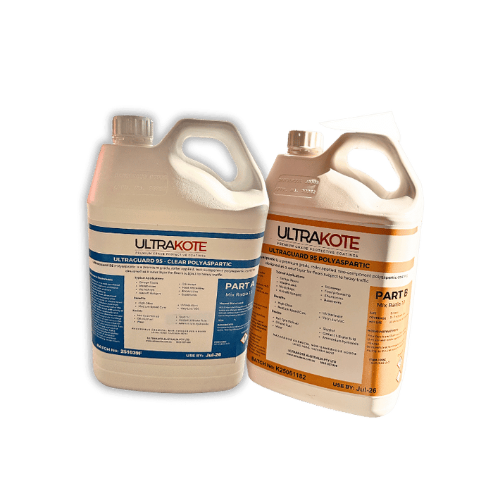polyaspartic floor coating system ultrakote ultraguard 85