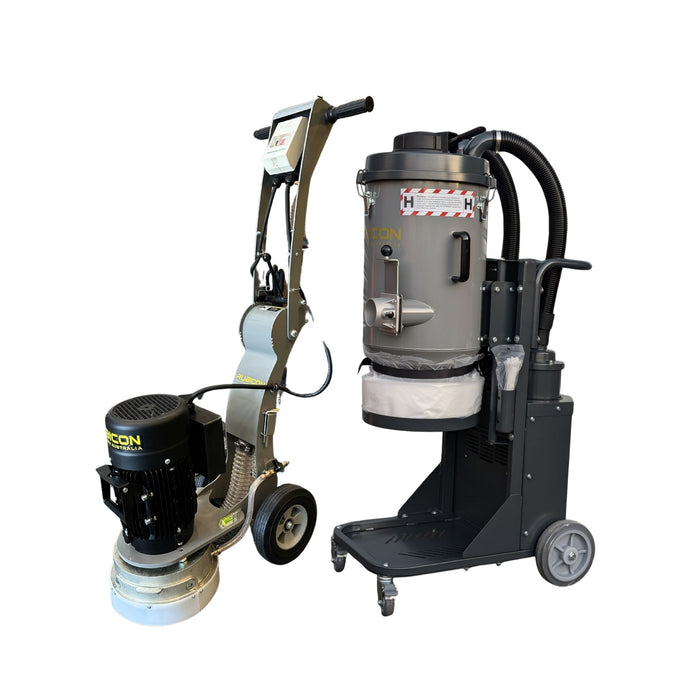 Hire Rubicon 250 Concrete Floor Grinder And DE2000 Dust Extractor | Delivery Available