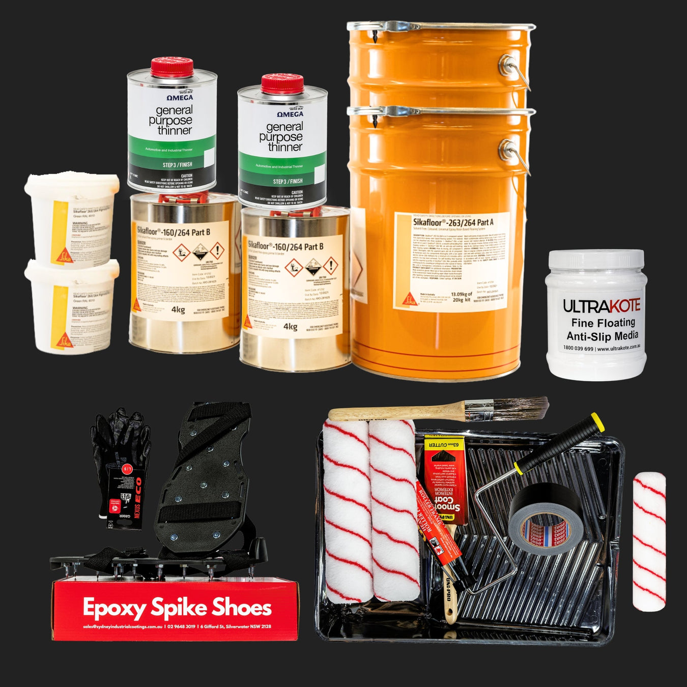 Complete DIY epoxy floor kits for garage and warehouse projects – ProTrade Warehouse Australia.