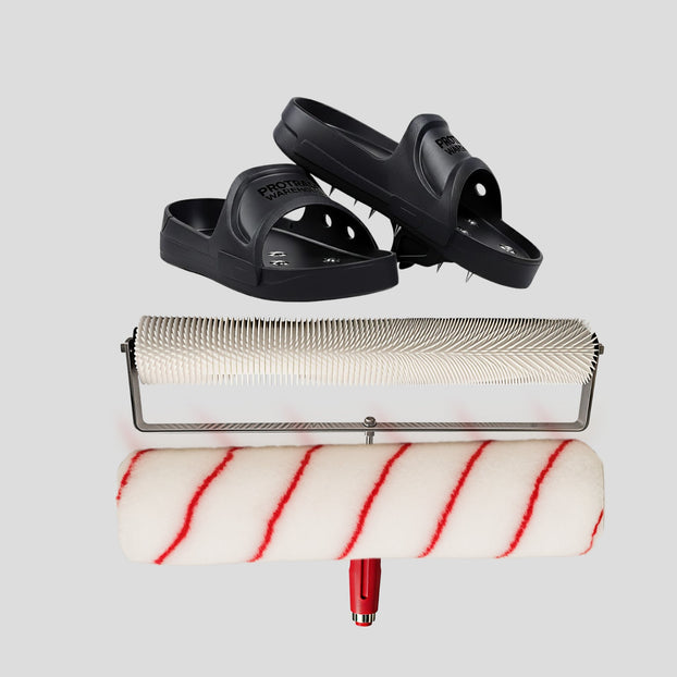 Floor coatings accessories spike shoes, rollers in stock