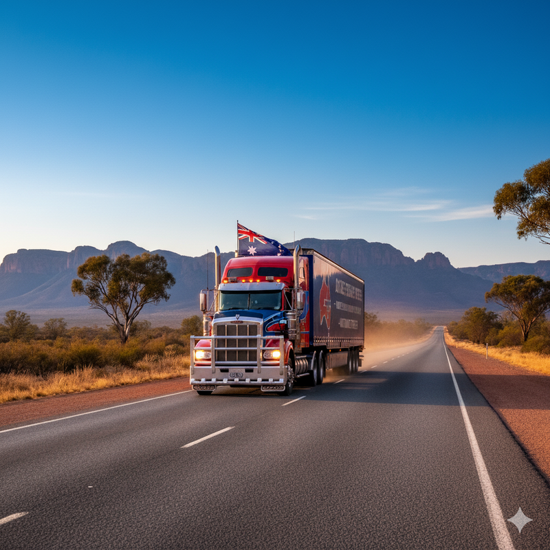 Australia wide delivery with Austrlia flag banner image