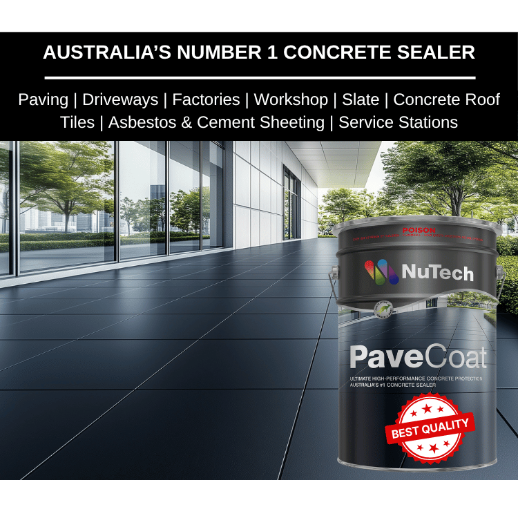 NuTech PaveCoat concrete sealer - Australia no 1 sealer