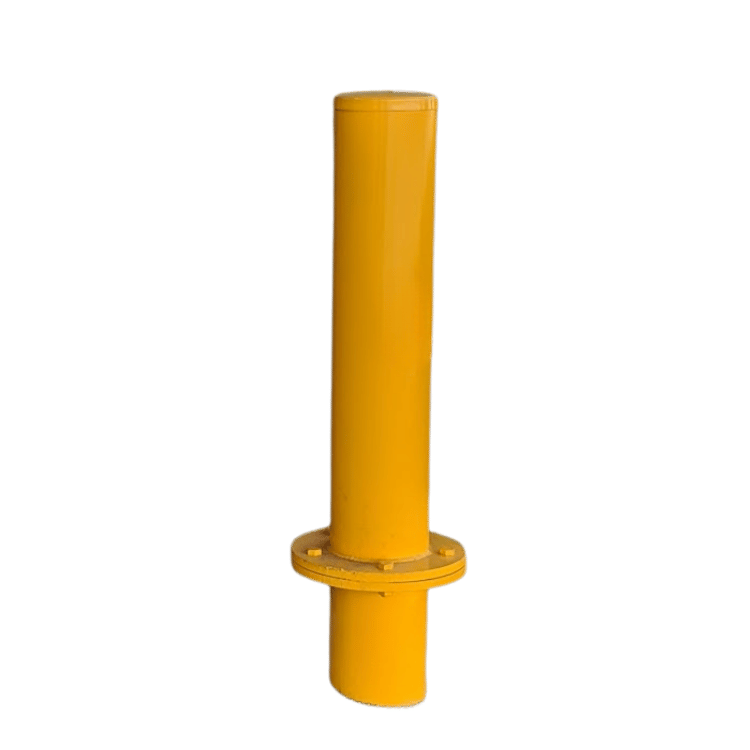 High Impact Breakaway Bollard Two Part System Powder Coated in Safety Yellow - ProTrade Warehouse