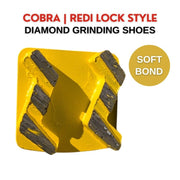 Rubicon Diamond Grinding Shoes (Redi - Lock) – Pack of 3 - ProTrade Warehouse
