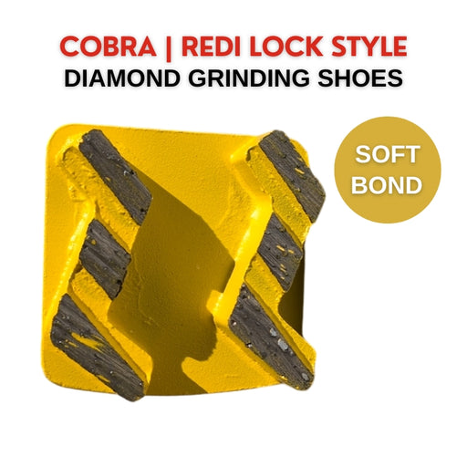 cobra redilock diamond grinding shoes