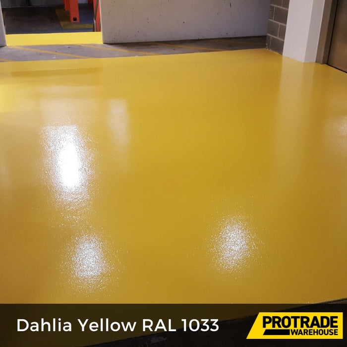 Dahlia Yellow Epoxy color application 