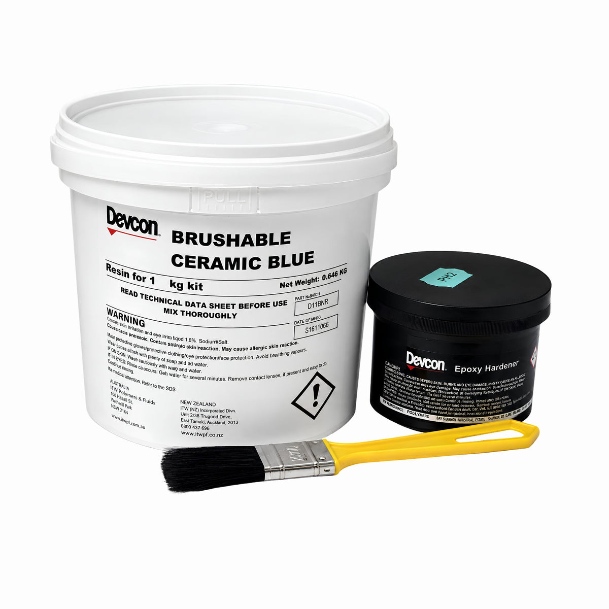 Devcon Brushable Ceramic 1KG | Ceramic Filled Epoxy Coating - Epoxy Coating - Protrade Warehouse | Trade & DIY Supplies Australia-Wide