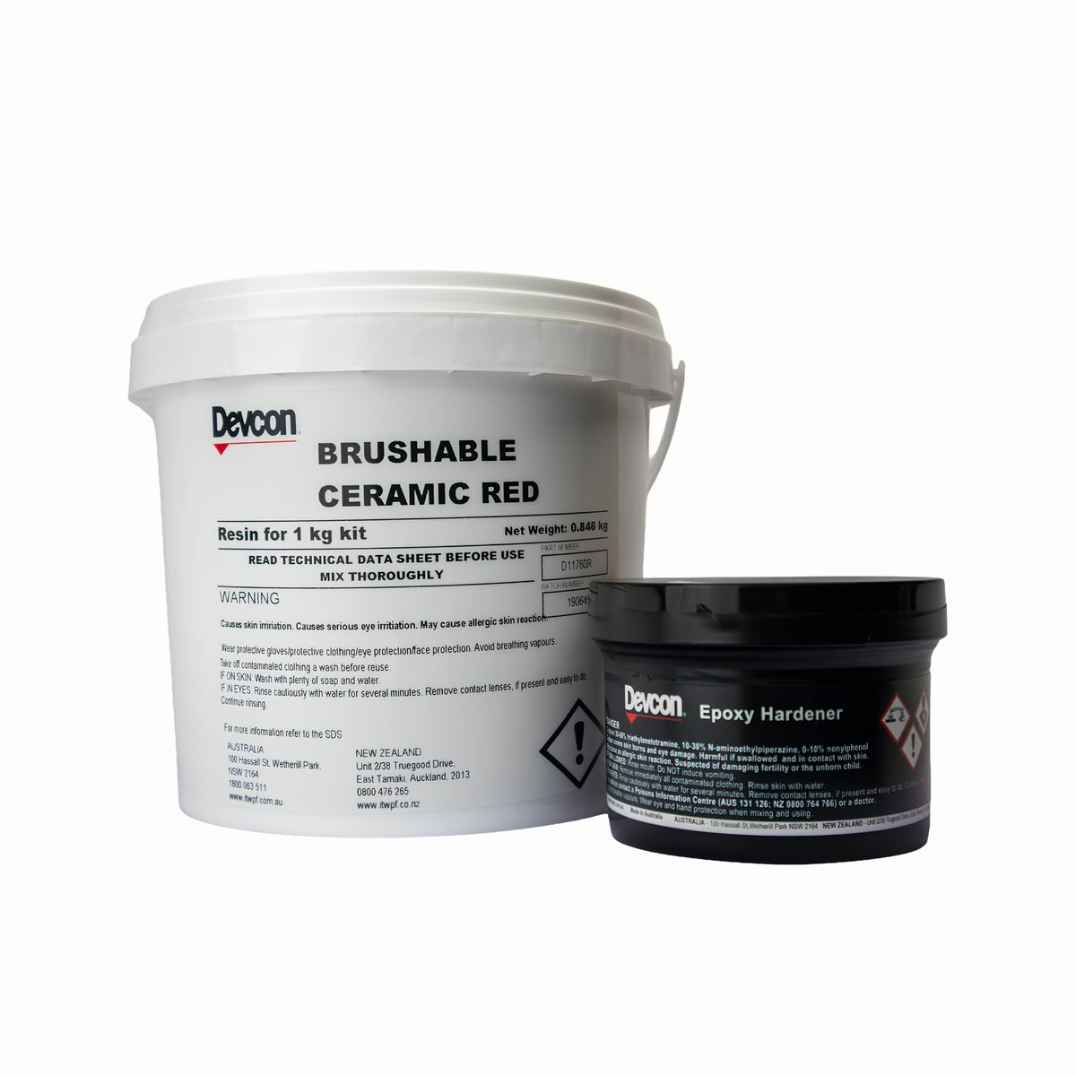 Devcon Brushable Ceramic 1KG | Ceramic Filled Epoxy Coating - Epoxy Coating - Protrade Warehouse | Trade & DIY Supplies Australia-Wide