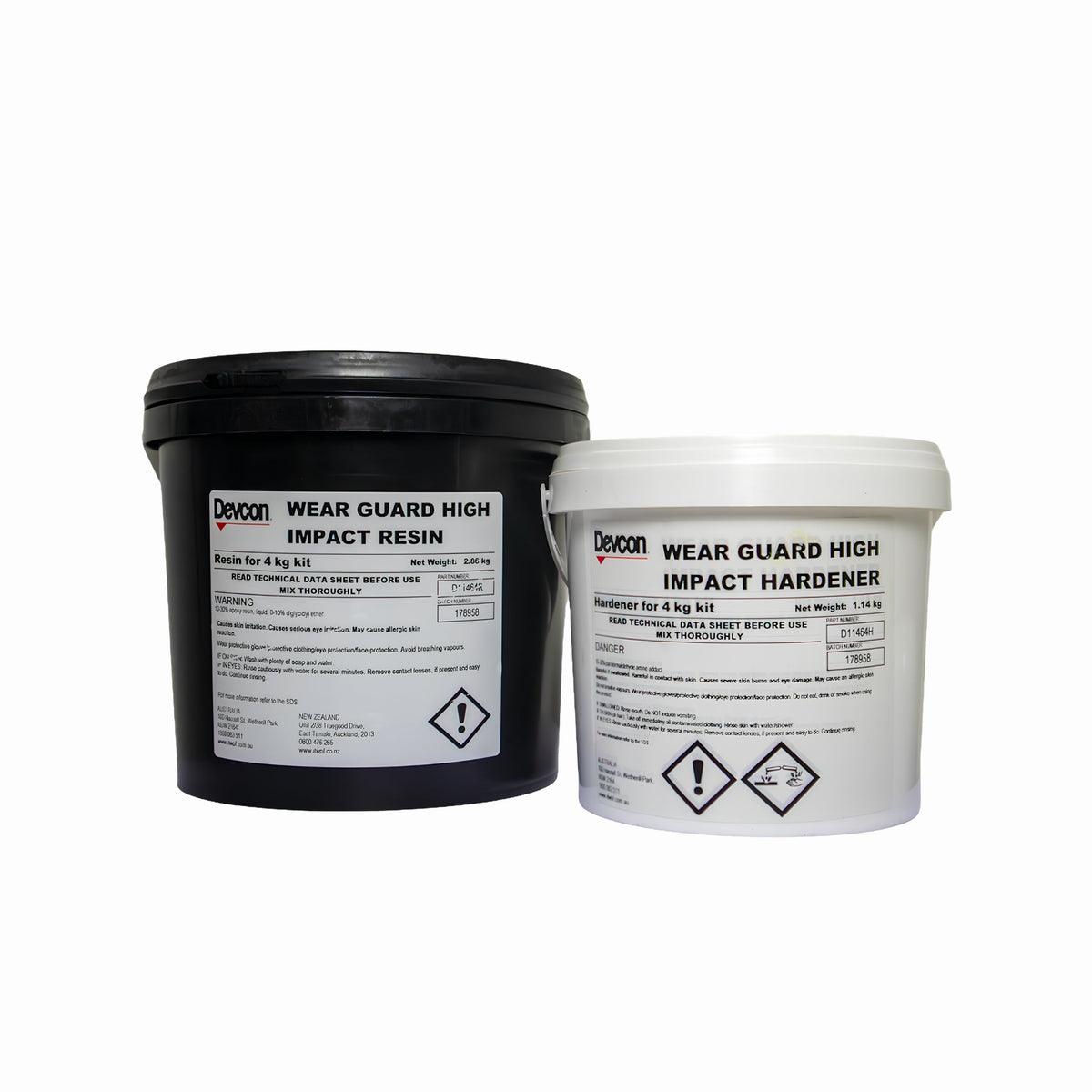Devcon Wear Guard High Impact Resistant Epoxy Coating Dark Grey - Epoxy Coating - Protrade Warehouse | Trade & DIY Supplies Australia-Wide