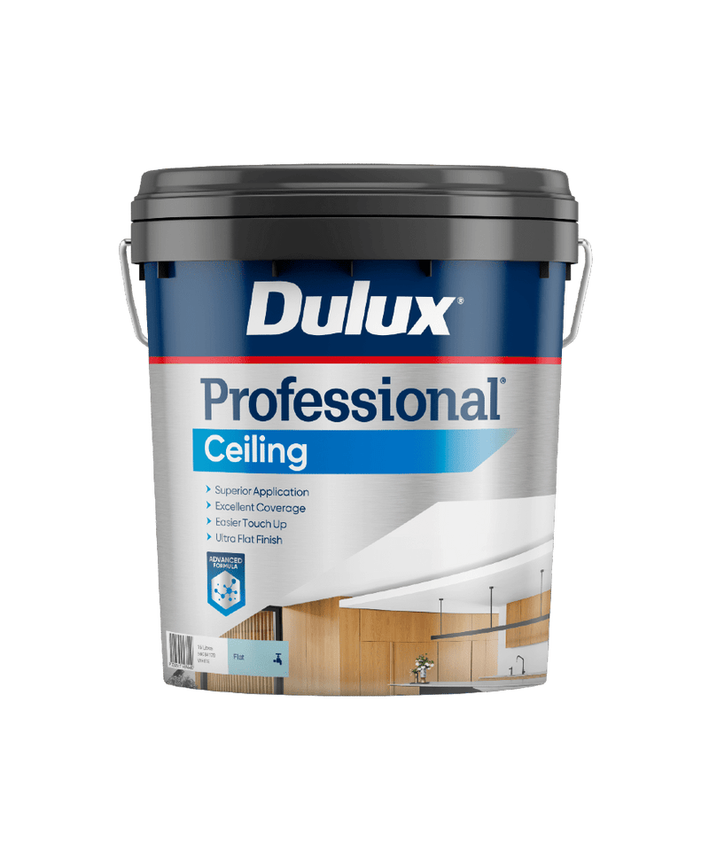 Dulux Professional Ceiling Paint 15L Flat White - ProTrade Warehouse