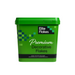 Green container of Elite Flakes Premium Decorative Flakes on a white background