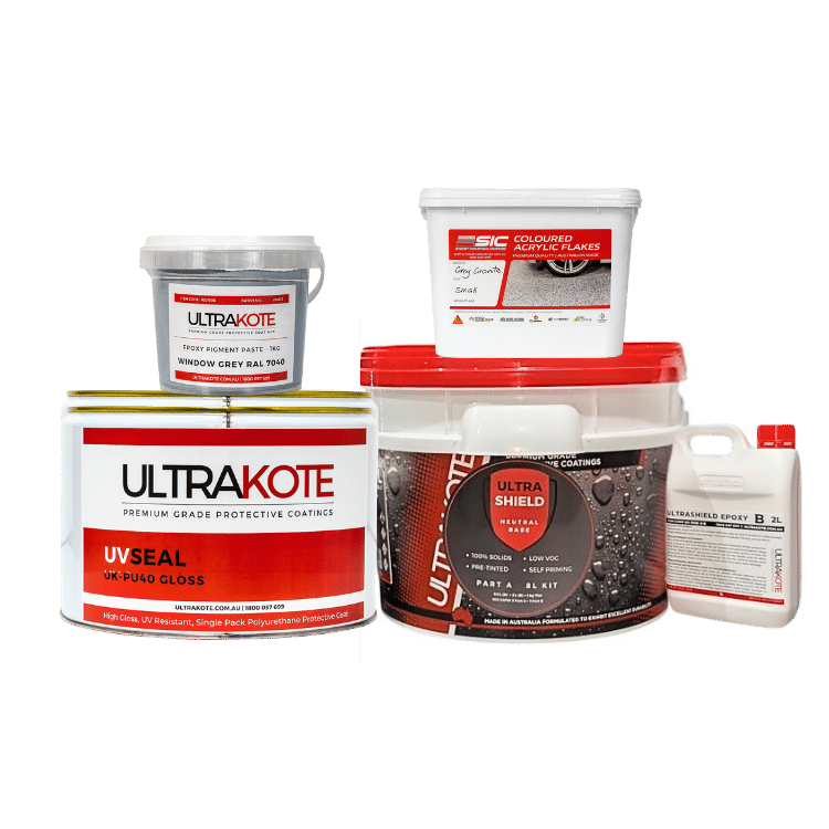 DIY Epoxy Flake Flooring Kit – 40sqm Coverage - ProTrade Warehouse