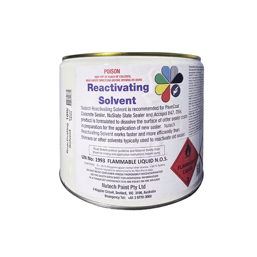 Can of Nutech Reactivating Solvent 