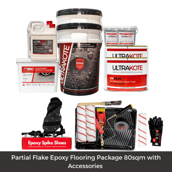 Epoxy Flake Flooring Package 80sqm