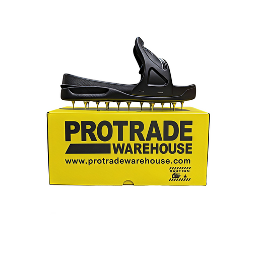 protrade warehouse spike shoes in yellow colour box
