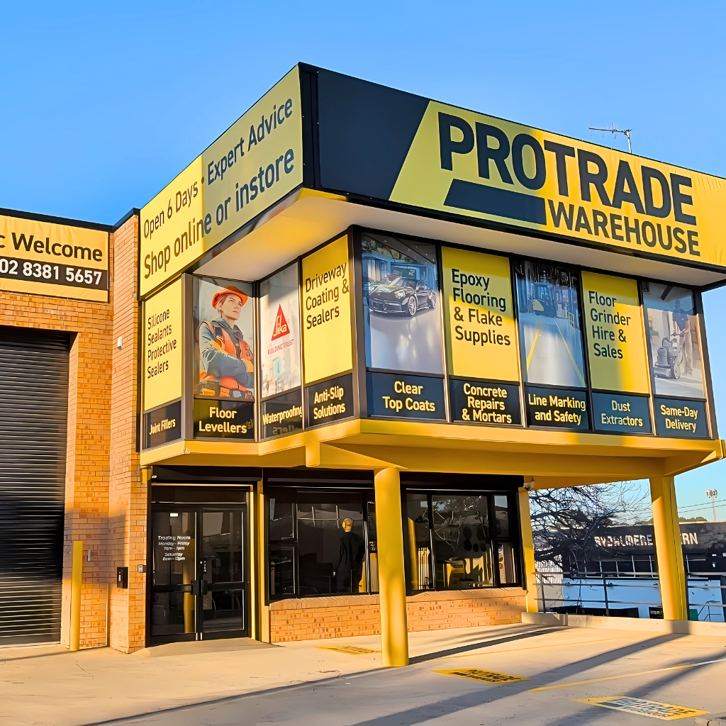 Protrade Warehouse Rydalmere Epoxy Floor supplier