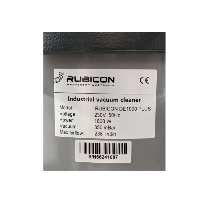 Rubicon DE1000 1 Motor HEPA Dust Extractor