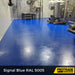 Signal Blue Epoxy color application 