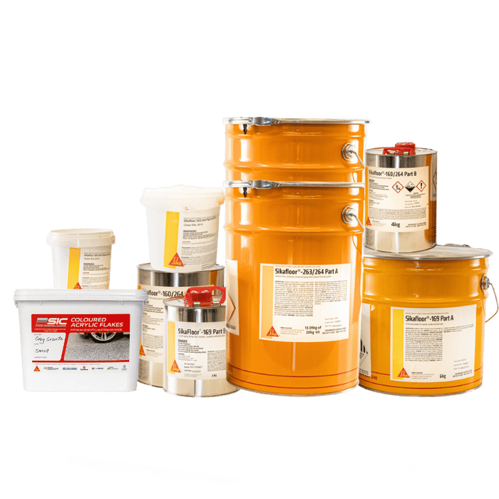 Sika 70sqm Two Coats Single Colour Epoxy Flooring package
