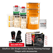 Sika 70sqm Two Coats Single Colour Epoxy Flooring package - ProTrade Warehouse
