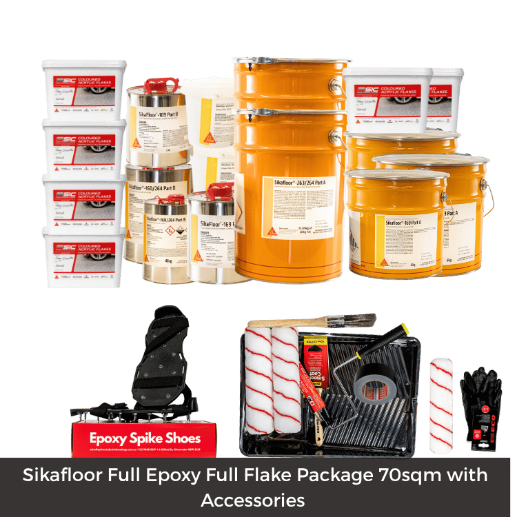 Sikafloor Full Epoxy Flake Package 70sqm - ProTrade Warehouse