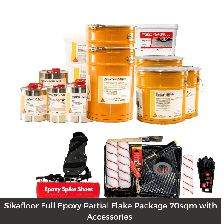 Sikafloor Full Epoxy Flake Package 70sqm - ProTrade Warehouse