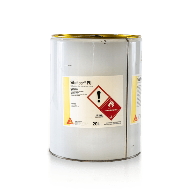 Sikafloor - PU UV Stabilised Clear Polyurethane Coating - 20L - ProTrade Warehouse