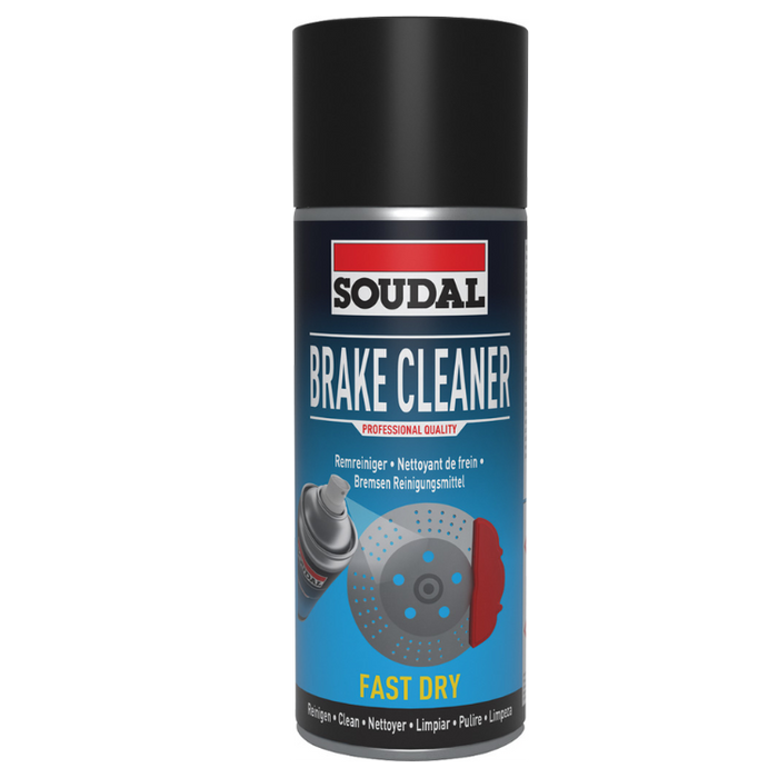 Soudal Brake Cleaner (400mlx6)Box - Transparent