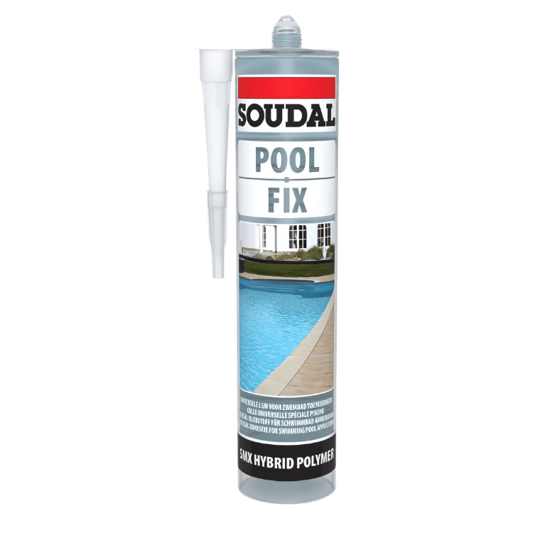 Soudal Pool Fix Crystal Clear Adhesive Sealant 290ml - ProTrade Warehouse