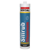 300ml White Soudal Silirub Cleanroom Silicone Sealant 