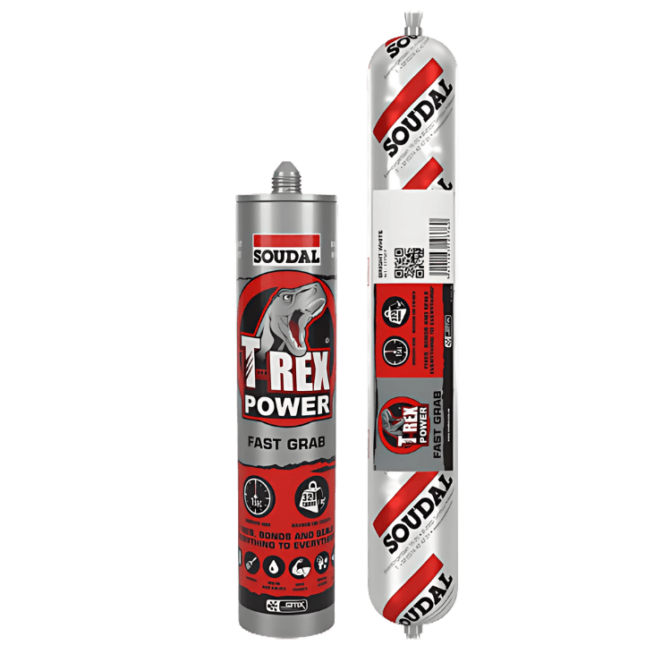 Soudal T - Rex Power Fast Grab Adhesive Sealant 290ml - ProTrade Warehouse