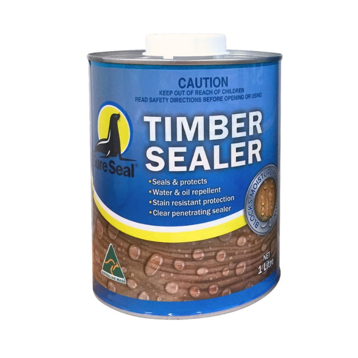 Sure Seal timber sealer in 1 Litres can