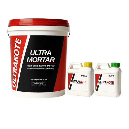 Ultrakot epoxy coving and patching mortar kit