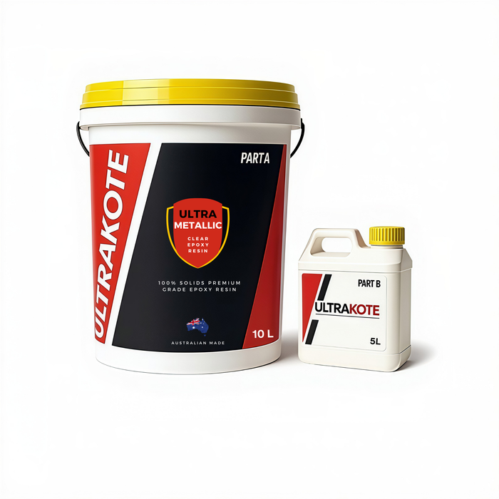 Ultra Metallic 100% Solids Clear Epoxy 15L Kit