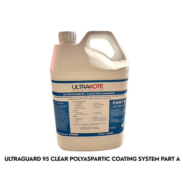 UltraKote UltraGuard 95 Polyaspartic Floor Coating Clear