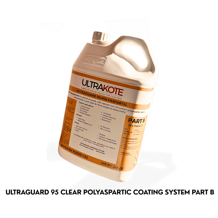 UltraKote UltraGuard 95 Polyaspartic Floor Coating Clear