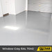 Window Grey Epoxy Garage floor