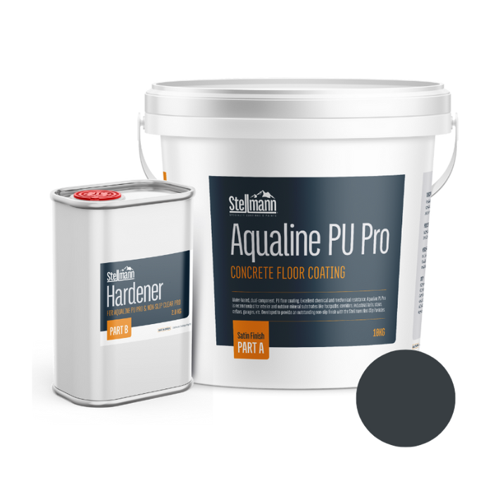 Stellmann Aqualine PU Pro Non Slip Concrete Floor Coating - 12KG Kit