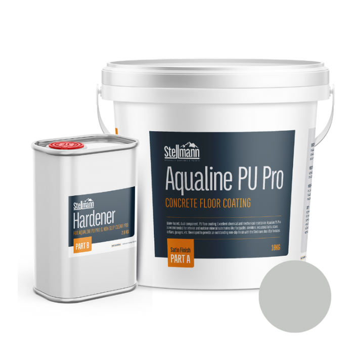 Stellmann Aqualine PU Pro Non Slip Concrete Floor Coating - 12KG Kit