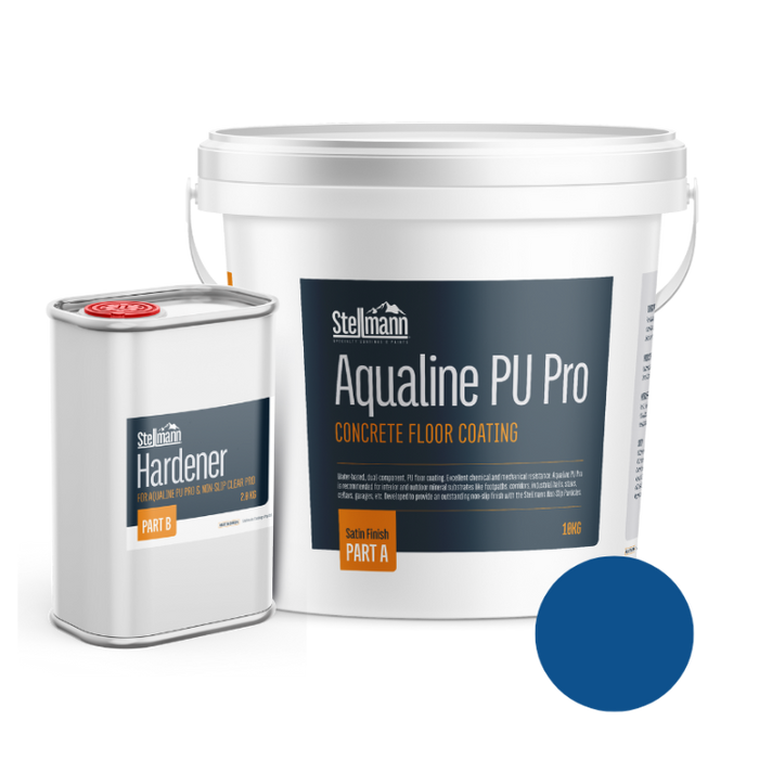 Stellmann Aqualine PU Pro Non Slip Concrete Floor Coating - 12KG Kit