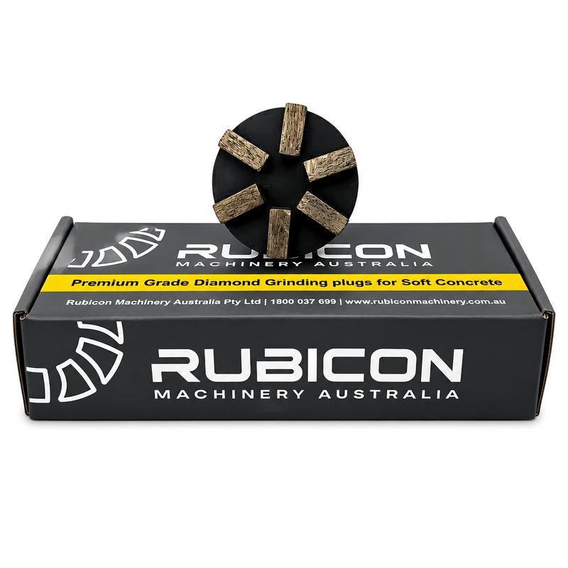 Rubicon 50mm Diamond Grinding Plugs 3Pack - Protrade Warehouse | Trade & DIY Supplies Australia - Wide