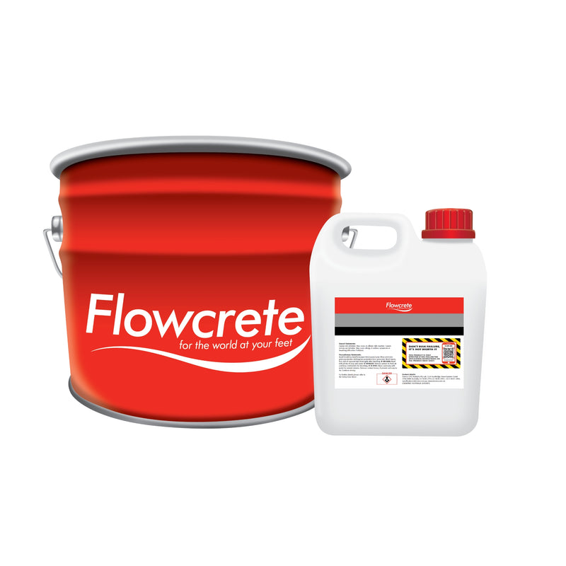Flowcrete Flowseal UV Satin Two Pack Polyurethane Sealer 10Kg Kit Clear - Polyurethane Sealer - Protrade Warehouse | Trade & DIY Supplies Australia-Wide