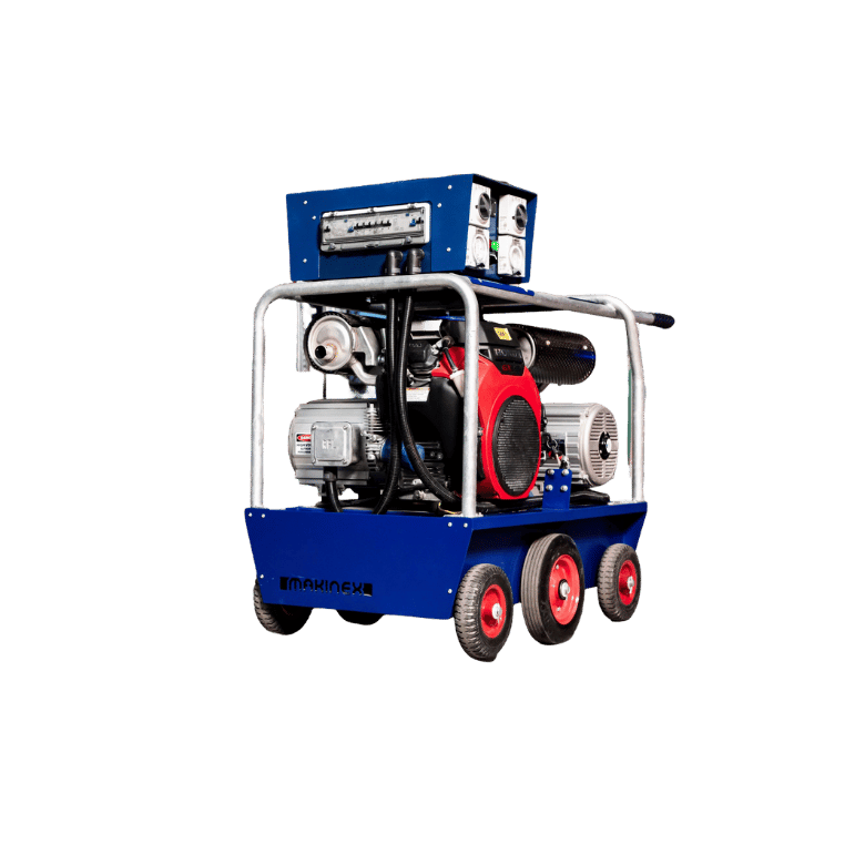 Hire Xingyi 680RC Remote Controlled Concrete Floor Grinder /Polisher and Dust Extractor + 32KVA generator - ProTrade Warehouse
