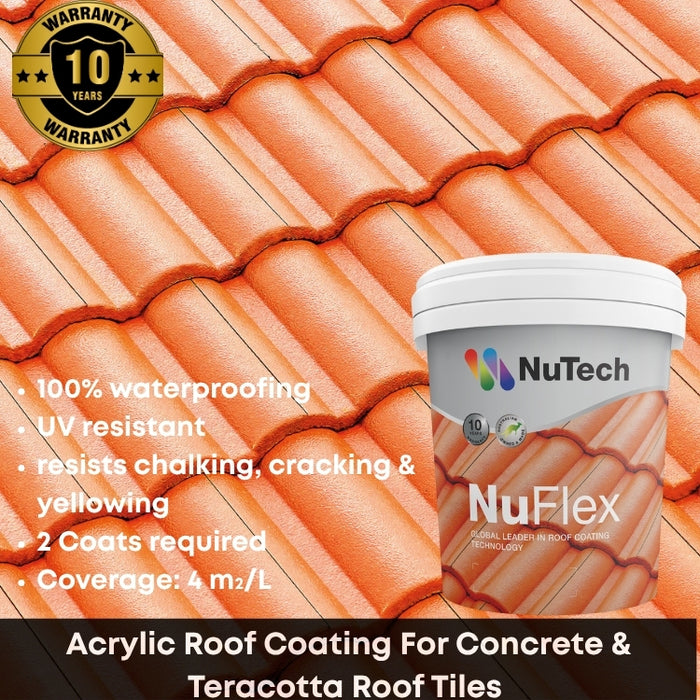 Nutech NuFlex Roof Coating 15L Gloss