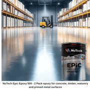 Nutech Epic Epoxy 500 - 2 Pack Epoxy Floor Coating - ProTrade Warehouse
